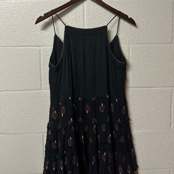 Farm Rio Winter Magic Midi Dress Magia Colorful Boho Size XS Wedding Embroidered - Picture 7 of 11